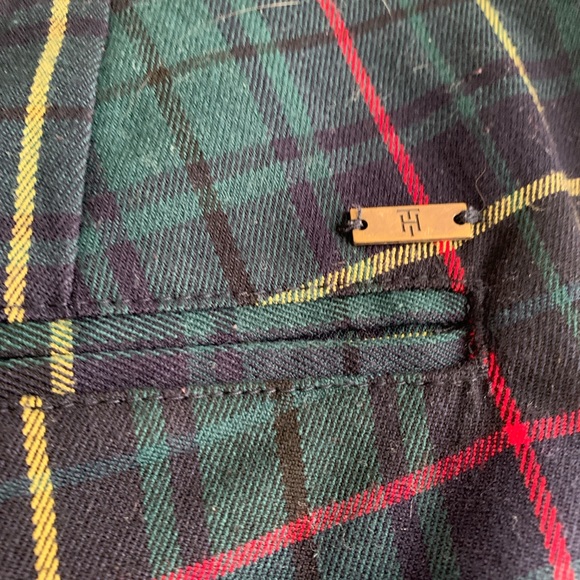 Tommy Hilfiger Size 14 Plaid Straight Leg Pants - Picture 7 of 7